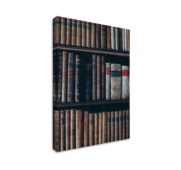 Cuadro retro vintage libros antiguos - TenVinilo