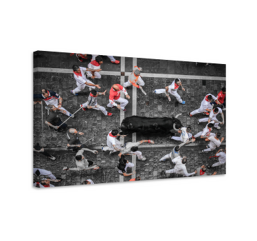 Cuadro de ciudades San Fermin Pamplona - TenVinilo