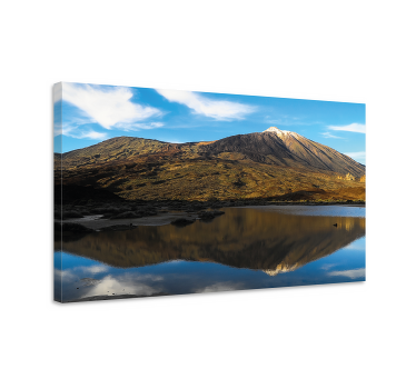Cuadro de paisaje Teide reflejado en agua - TenVinilo