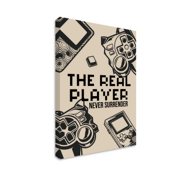 Real player teen canvas prints - TenStickers
