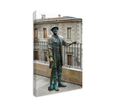 Cuadro de ciudades estatua Celedón Vitoria - TenVinilo