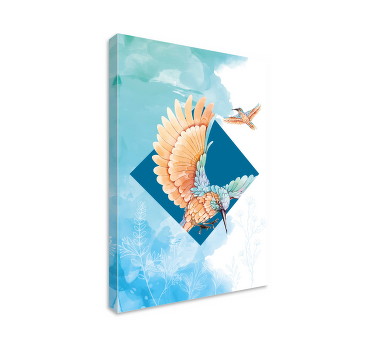 Kingfisher birds canvas prints - TenStickers