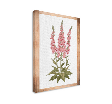 Pink flowers vintage wall prints - TenStickers