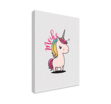 Canvas schilderij baby eenhoorn - TenStickers