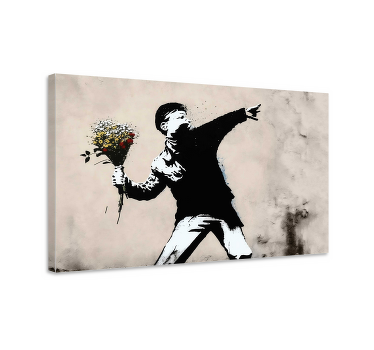 Cuadro moderno niño arte callejero - TenVinilo