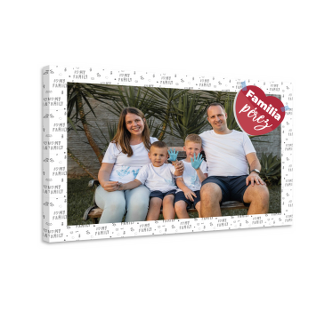 Cuadro personalizable familiar - TenVinilo