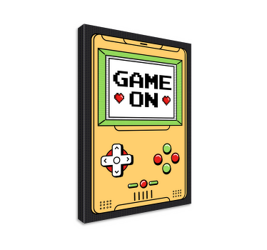 Tablou jocuri video joc pe consolăJoc pe consolă - TenStickers
