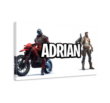 Leinwandbild mit personalisiertem Name - TenStickers