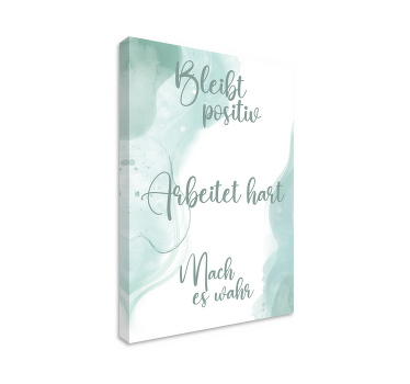 Leinwandmalerei mit harter Arbeitsmotivation - TenStickers