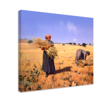 Quadro de arte Colheita ceifeiras - TenStickers