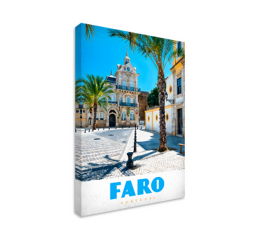 Quadro de cidade Faro Portugal - TenStickers