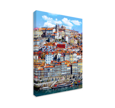 Quadro de cidade vistas do Porto - TenStickers