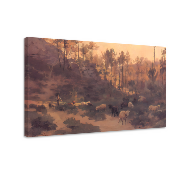 Quadro de arte Um rebanho em Sintra - TenStickers