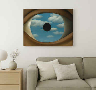 The fake mirror canvas art - TenStickers