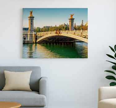 The Seine bridge canvas art - TenStickers