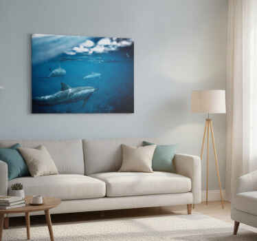 Wandbild fische delfine und fische - TenStickers