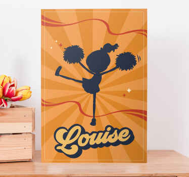 Personlig cheerleader personlig lærred - TenStickers