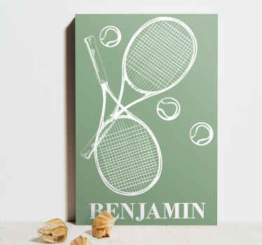 Tableau personnalisé Tennis  - TenStickers