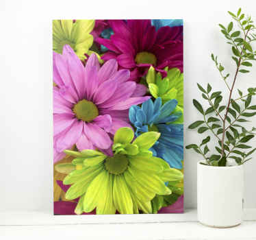 Leinwandbild Blume Farbenfrohe blumen - TenStickers