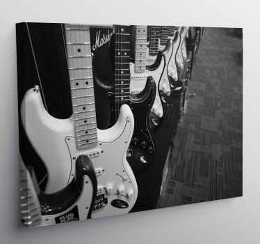 Guitarras electricas musik lærred kunst - TenStickers
