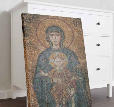 Ancient byzantine mosaic canvas prints - TenStickers
