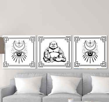 A Budas black and white canvas wall art to give your walls a fantastic touch. Our abstract canvas prints are the perfect option to decorate.