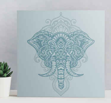 Quadro com mandala Mandala de elefante - TenStickers