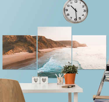 Decorate your home with these lovely piece of coast landscape canvas and be amazed with the look on your space.  It is printed in high quality finish.