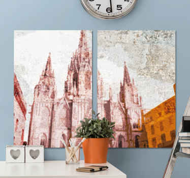 Quadros de pessoas Personas catedral barcelona - TenStickers