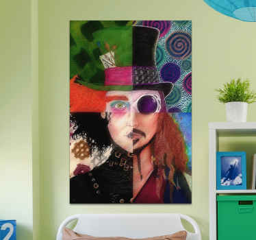 Quadro con personaggio Personaggi johnny depp - TenStickers
