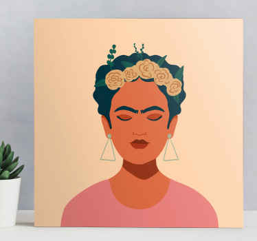 Cuadro de personaje de Frida Khalo - TenVinilo