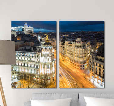 City lovers will adore this Madrid canvas wall art perfect for any home! Discounts available when you sign up to ur website.