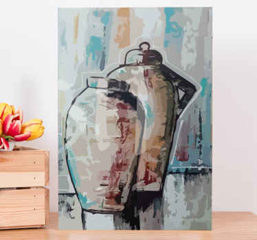 Quadro de vinícola Bodegones turquesa e durado - TenStickers