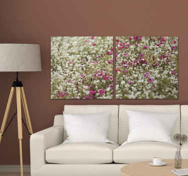 A field of poppy flower canvas wall art to enhance the look on your space in a lovely and cute way. It is original and durable.