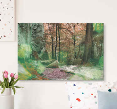 Quadro de árvores Floresta verde - TenStickers