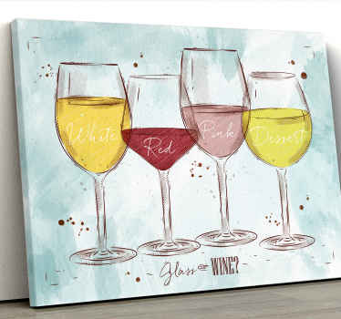 Leinwandbild rustikal Rustikaler wein - TenStickers