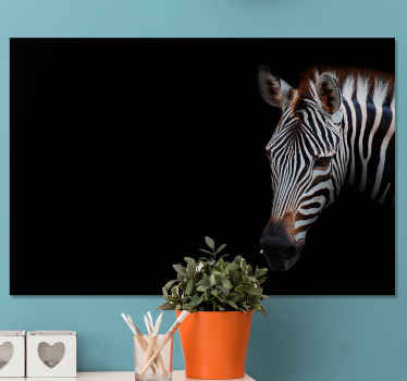 Pop Art zebra canvas print - TenStickers