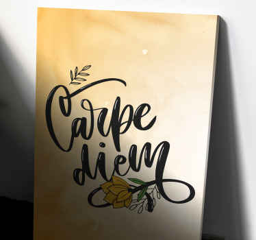 Tableau avec le texte Carpe diem - TenStickers