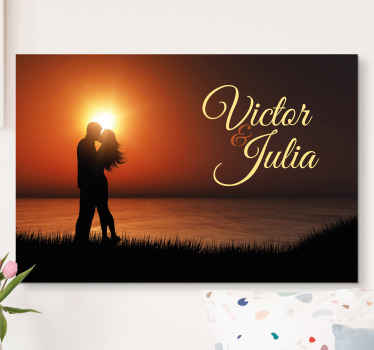 Wandbild Schlafzimmer Liebevolle landschaft - TenStickers