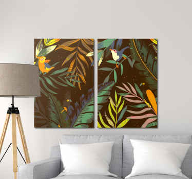 Sua casa vai ganhar muita singularidade e personalidade com a adição dessas três telas de Vinil decorativode folha deslumbrantes! Entrega ao domicílio!