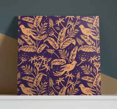 Quadro vintage Pássaros vintage - TenStickers