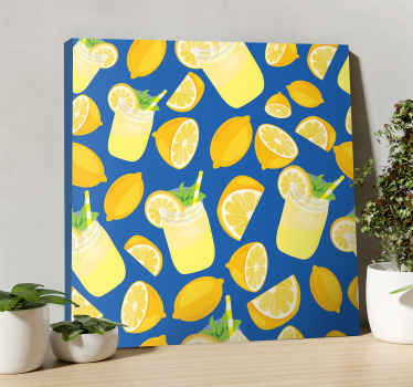 Limonade og citrus frugt lærredsbillede - TenStickers