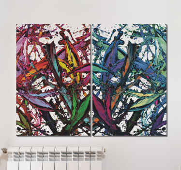 Arte colorida da parede do canva abstrato moderno que vai decorar perfeitamente a sua casa. Se você está à procura de um acessório interessante, ele é feito para você.