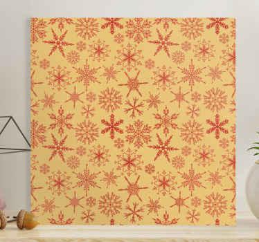 Sněhové vločky vánoční obrazy na plátně - TenStickers