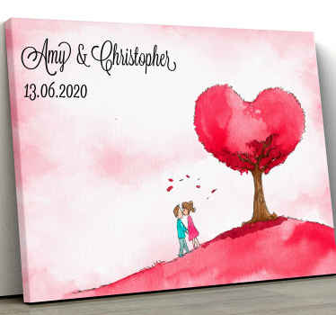 Leinwandbild Hochzeit Als nächstes verheiratet TenStickers