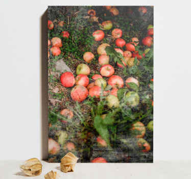 Nukritę obuoliai su žalumynų vaisių drobe - „Tenstickers“