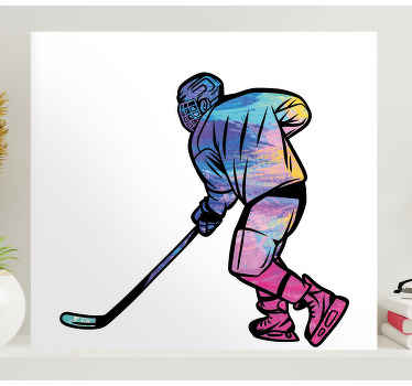 Obraz na obrazy na stenurainbow ice hockey people - Tenstickers