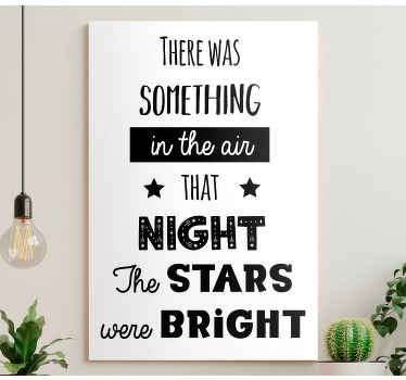 Song lyrics something in the air music canvas - TenStickers