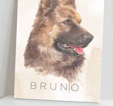 Otisci platna njemačkog ovčara pasa - TenStickers