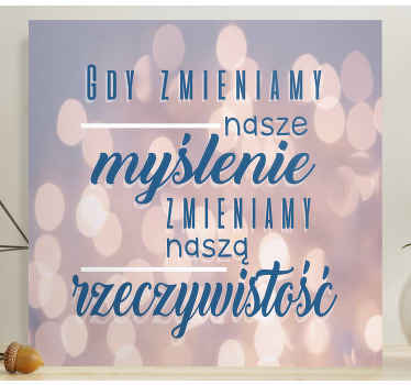 Obraz Motywacyjny cytat o życiu - TenStickers